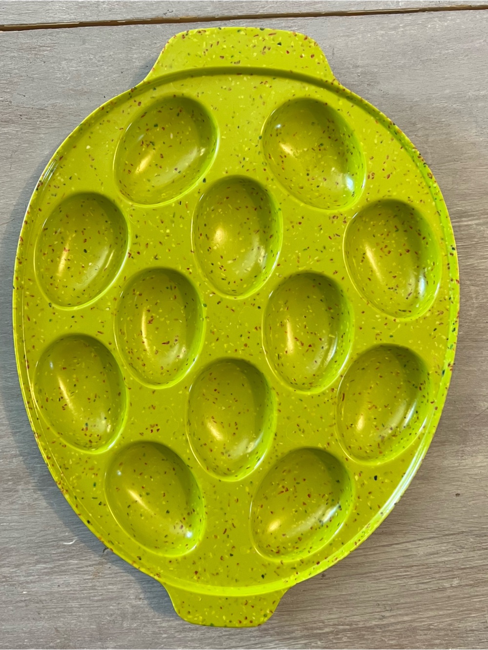 Zak! Designs Speckled Melamine Egg Tray